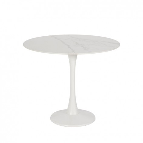 Τραπέζι ροτόντα λευκό Liberta 02-0418 