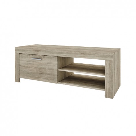 PETRA TV STAND SONOMA ΣΚΟΥΡΟ 131x47xH47cm Liberta 5206467108234 