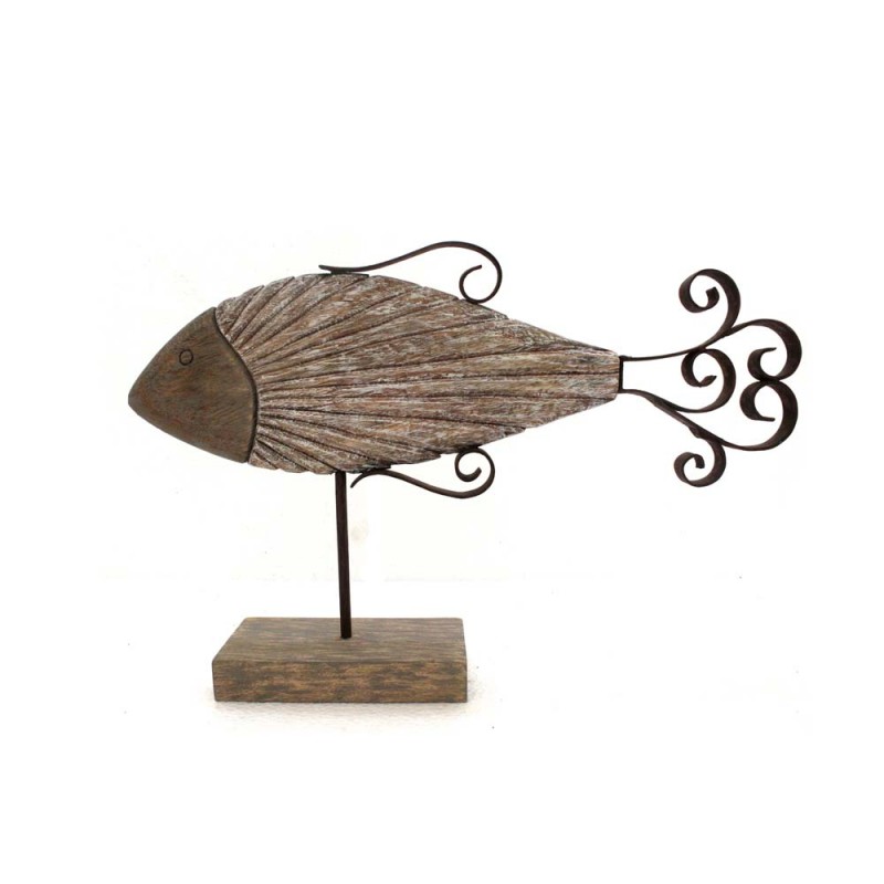 ANGEL FISH DECO ΨΑΡΙ ΞΥΛΟ ΦΥΣΙΚΟ 49x9xH34,5cm In The Box 5208019030161 