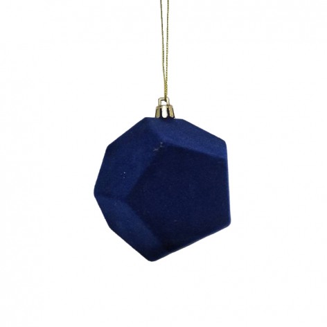 XMAS POLYGON ΜΠΑΛΑ ΠΛΑΣΤΙΚΟ ΜΠΛΕ D8xH8,5cm In The Box 5208019047695 