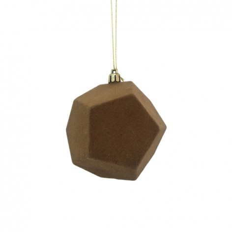 XMAS POLYGON ΜΠΑΛΑ ΠΛΑΣΤΙΚΟ ΧΡΥΣΟ D8xH8,5cm In The Box 5208019047701 
