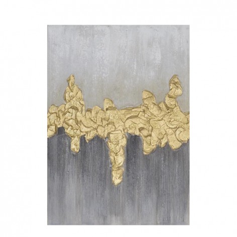 SED GREY ΠΙΝΑΚΑΣ ΚΑΜΒΑΣ ΓΚΡΙ ΧΡΥΣΟ 50x70xH3cm In The Box 5208019077647 