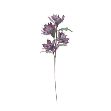 GULAB 2 ΤΕΧΝΗΤΟ ΛΟΥΛΟΥΔΙ EVA FOAM ΦΟΥΞΙΑ ΓΚΡΙ H96cm In The Box 5208019079016 
