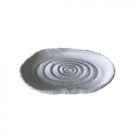 CINTAN WHITE ΠΙΑΤΕΛΑ POLYRESIN ΛΕΥΚΟ 34x23xH4,5cm In The Box 5208019079412 