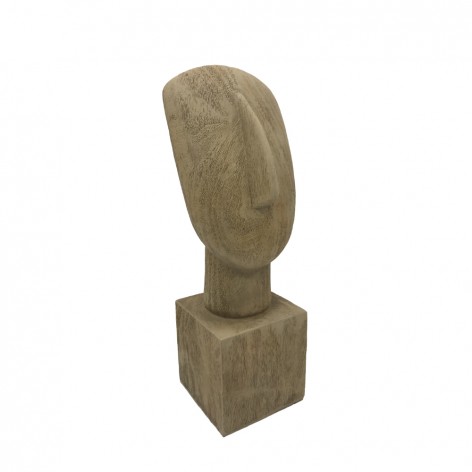 SAMPA DECO ΠΡΟΣΩΠΟ POLYRESIN ΦΥΣΙΚΟ 11,5x11xH32cm In The Box 5208019079733 