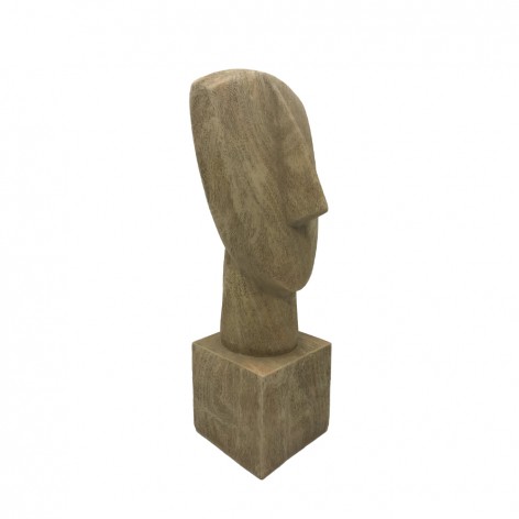 SAMPA DECO ΠΡΟΣΩΠΟ POLYRESIN ΦΥΣΙΚΟ 14x14xH42cm In The Box 5208019079726 