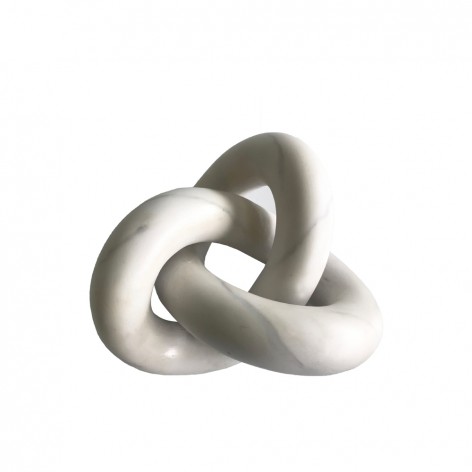 KNOT DECO POLYRESIN ΛΕΥΚΟ 20x20xH11,5cm In The Box 5208019065545 