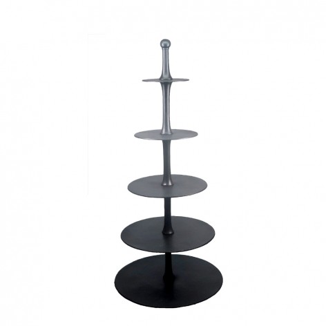 MEVA STAND 5ΘΕΣΕΩΝ ΑΛΟΥΜΙΝΙΟ ΜΑΥΡΟ H152cm In The Box 5208019074936 