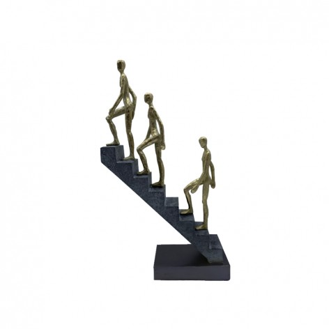 STEPS 2 DECO ΦΙΓΟΥΡΑ POLYRESIN ΜΑΥΡΟ ΧΡΥΣΟ 20,9x6,9xH45,9cm In The Box 5208019070617 