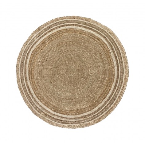 HARTU ΧΑΛΙ ΣΤΡΟΓΓΥΛΟ ΓΙΟΥΤΑ ΦΥΣΙΚΟ ΛΕΥΚΟ D150cm In The Box 5208019100611 