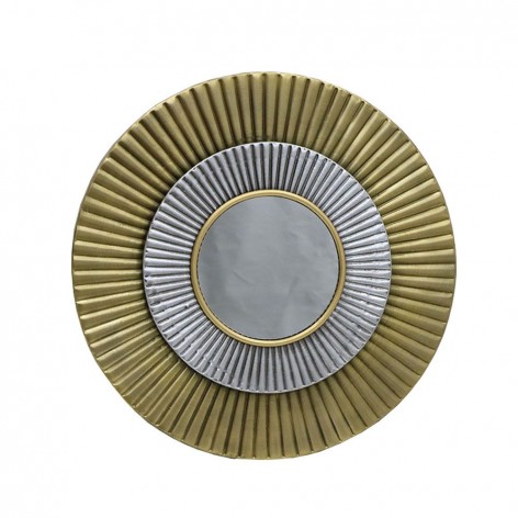 Καθρέφτης χρυσό ασημί Liberta 11-0307 