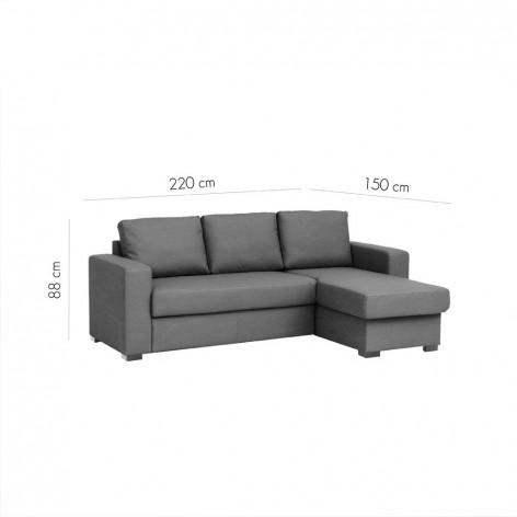 Καναπές κρεβάτι αναστρέψιμος Liberta 01-2706 